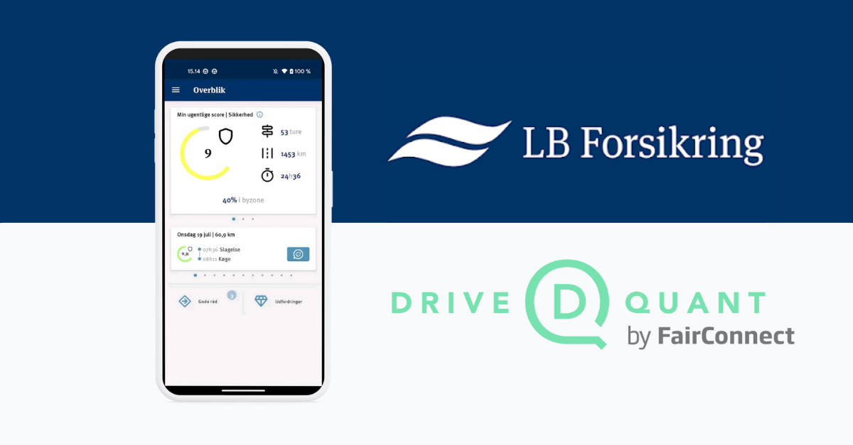 LB Forsikring et DriveQuant lancent le programme connecté Bilist+